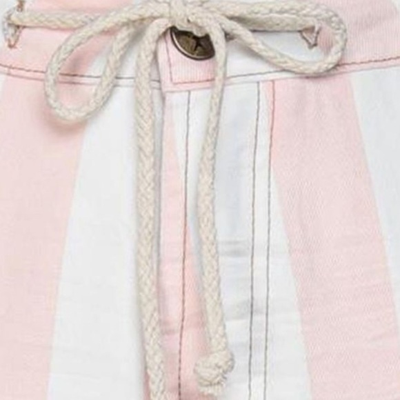 NWT One Teaspoon Candy Stripe High Waist Barrel Style Safari Jean 26 - Picture 4 of 16